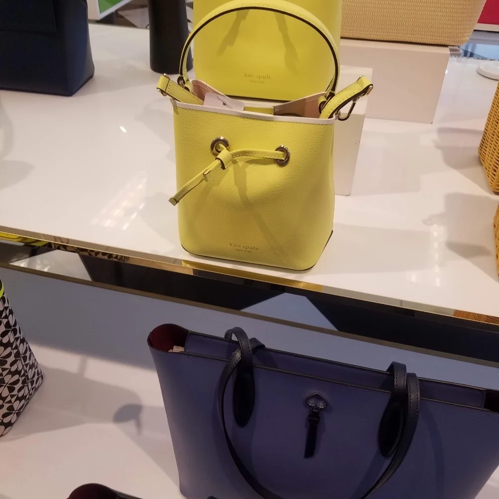 New Kate Spade Limelight Eva Bucket Bag